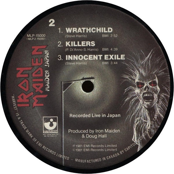 Iron Maiden : Maiden Japan (12", MiniAlbum, Don)