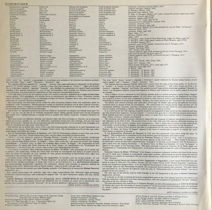 Atrium Musicae De Madrid, Gregorio Paniagua : La Spagna  XV, XVI, And XVII Centuries (2xLP, RE)