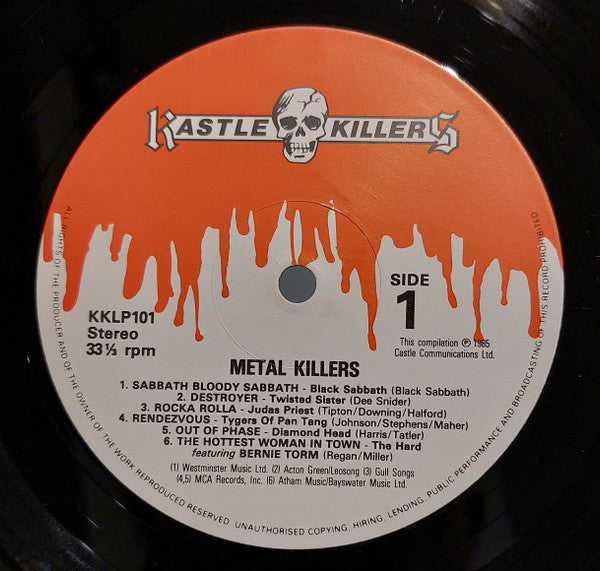 Various : Metal Killers (LP, Comp)