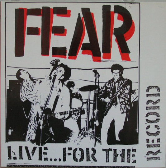 Fear (3) : Live... For The Record (LP, Album)