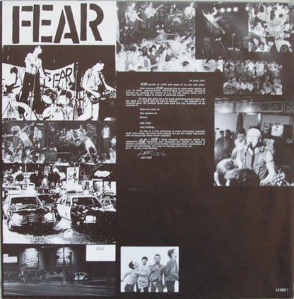 Fear (3) : Live... For The Record (LP, Album)