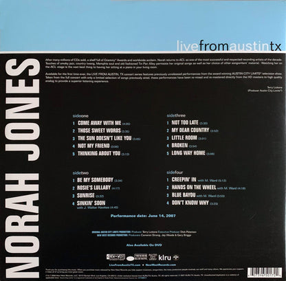 Norah Jones : Live From Austin, TX (2xLP, Album, 180)