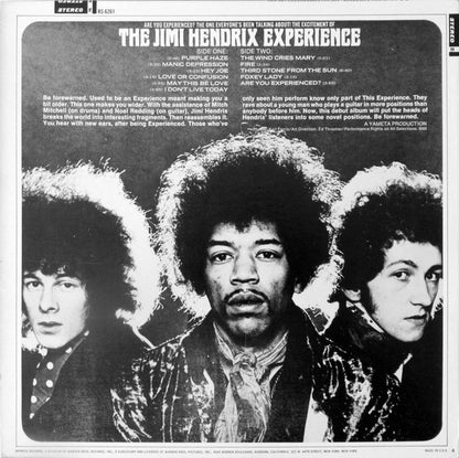 The Jimi Hendrix Experience : Are You Experienced? (LP, Album, RE, Jac)