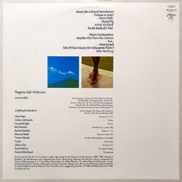 Penguin Cafe Orchestra : Broadcasting From Home (LP, Album)