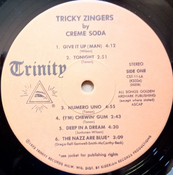 Creme Soda : Tricky Zingers (LP, Album)