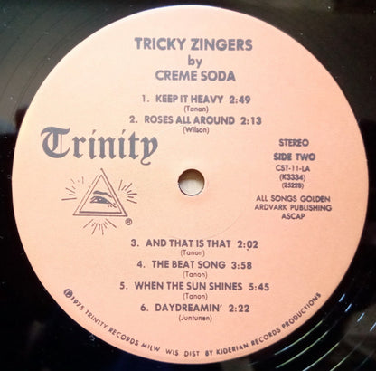 Creme Soda : Tricky Zingers (LP, Album)