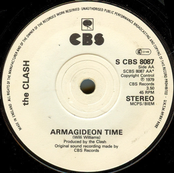The Clash : London Calling / Armagideon Time (7", Single, Gre)