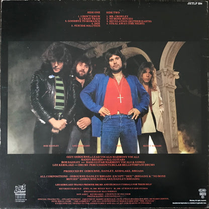 Ozzy Osbourne : Blizzard Of Ozz (LP, Album, Ast)