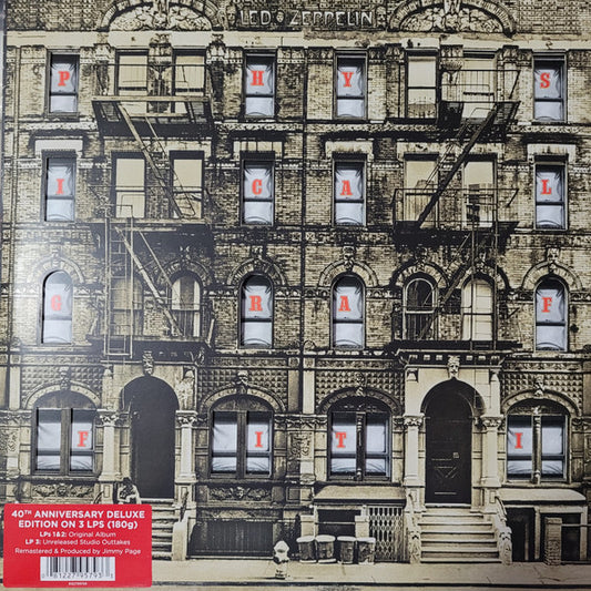 Led Zeppelin : Physical Graffiti (3xLP, Album, RE, RM + LP, Album, RM + Dlx)
