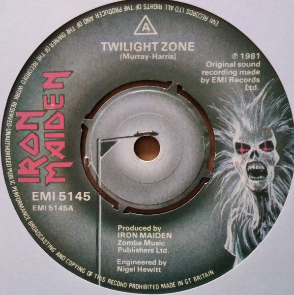 Iron Maiden : Twilight Zone / Wrathchild (7", Single)