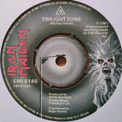 Iron Maiden : Twilight Zone / Wrathchild (7", Single)