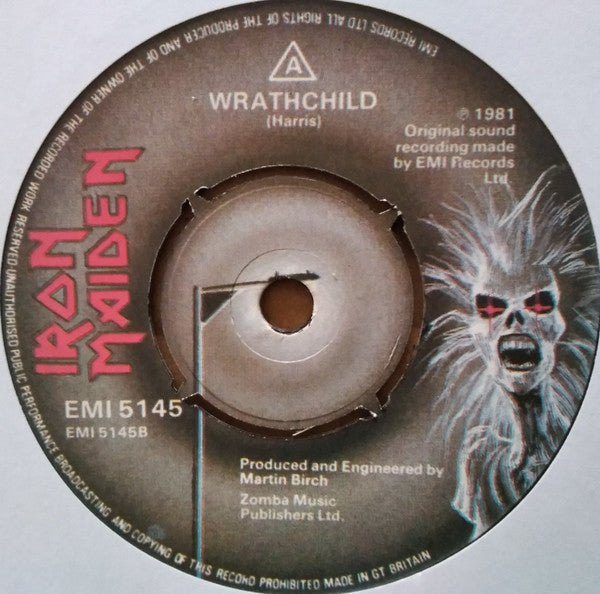 Iron Maiden : Twilight Zone / Wrathchild (7", Single)