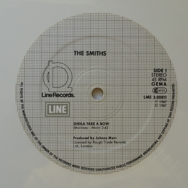 The Smiths : Sheila Take A Bow (12", Single, Whi)