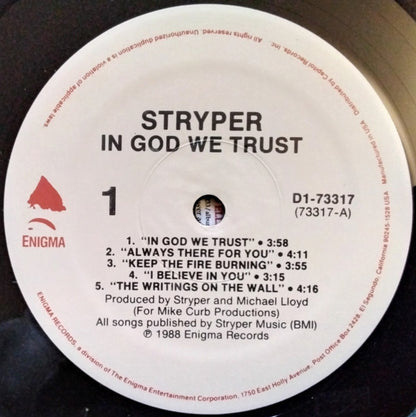 Stryper : In God We Trust (LP, Album, Spe)