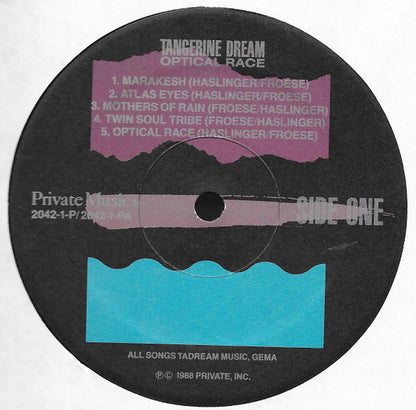 Tangerine Dream : Optical Race (LP, Album)