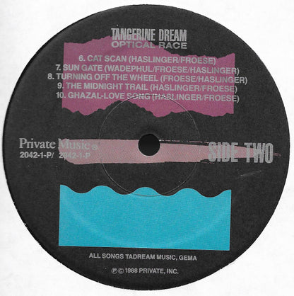 Tangerine Dream : Optical Race (LP, Album)