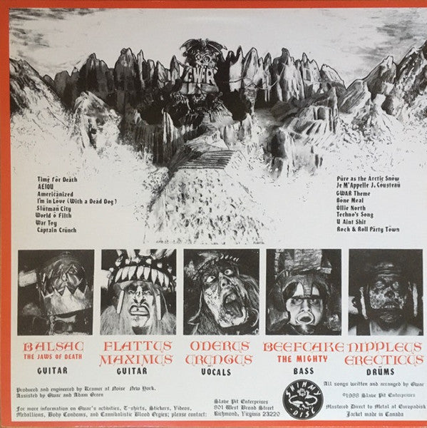 Gwar : Hell-O! (LP, Album, Blu)