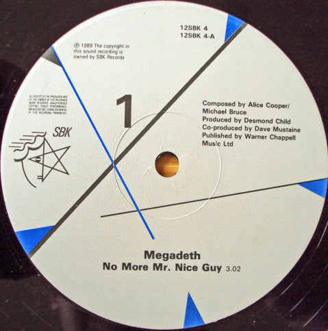 Megadeth : No More Mr. Nice Guy (12", Single)