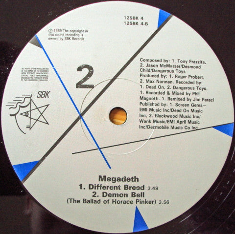 Megadeth : No More Mr. Nice Guy (12", Single)