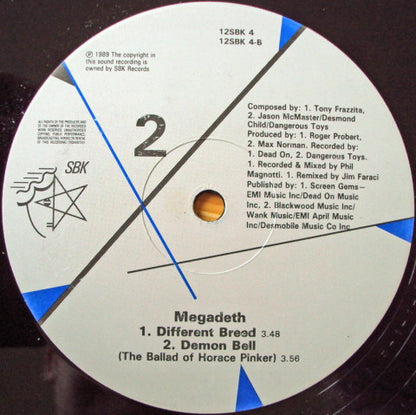 Megadeth : No More Mr. Nice Guy (12", Single)