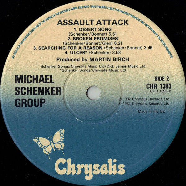 The Michael Schenker Group : Assault Attack (LP, Album)