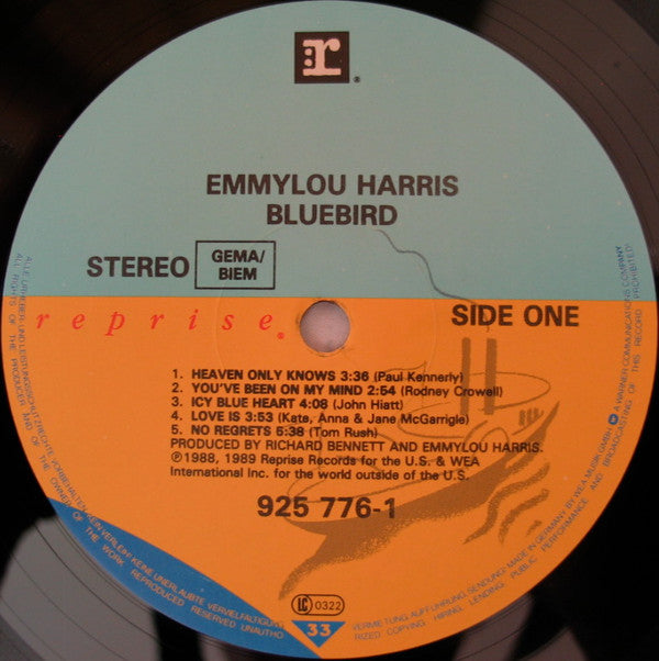 Emmylou Harris : Bluebird (LP, Album)
