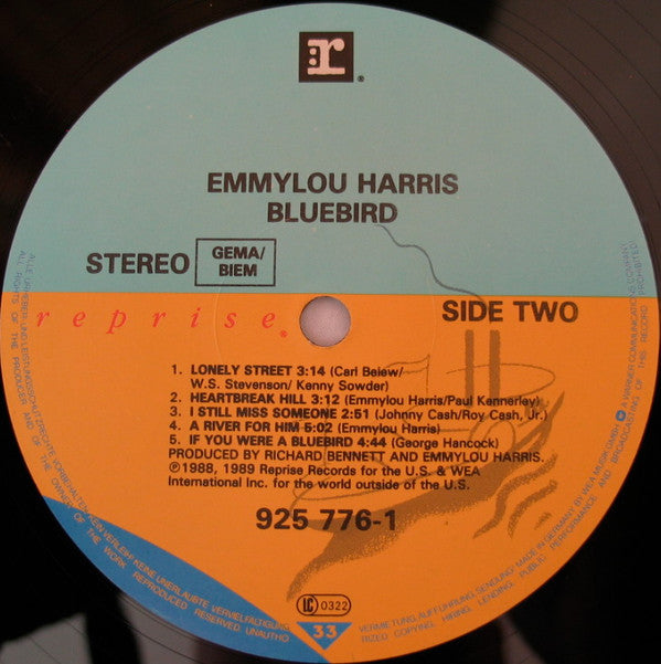 Emmylou Harris : Bluebird (LP, Album)