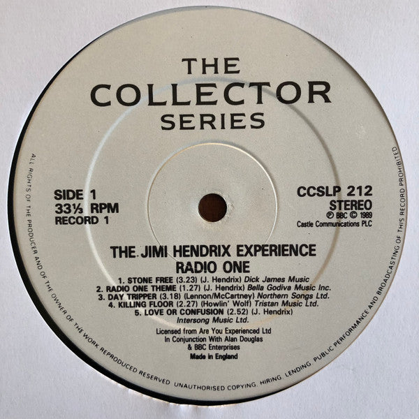 The Jimi Hendrix Experience : Radio One (2xLP)