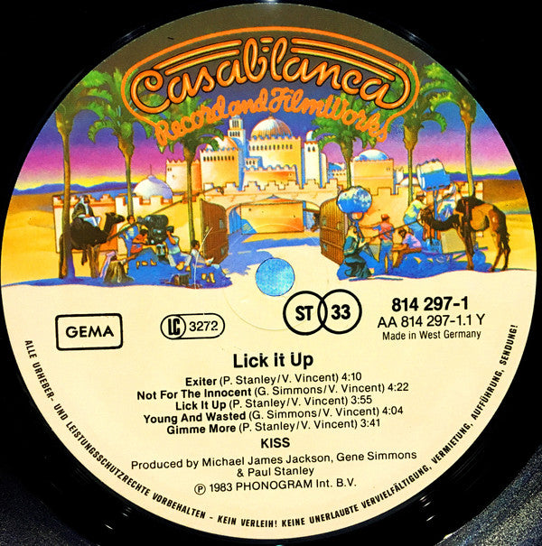 Kiss : Lick It Up (LP, Album)