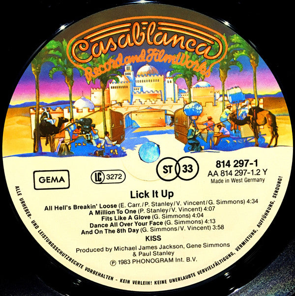 Kiss : Lick It Up (LP, Album)