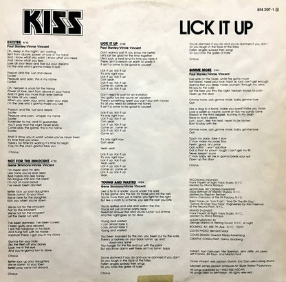 Kiss : Lick It Up (LP, Album)