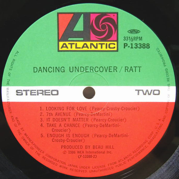 Ratt : Dancing Undercover (LP, Album)