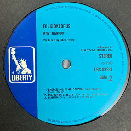 Roy Harper : Folkjokeopus (LP, Album, RP)