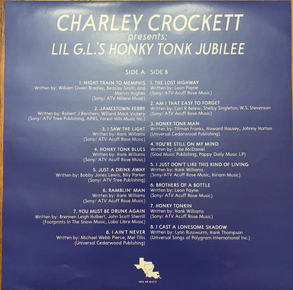 Charley Crockett : Lil G.L.'s Honky Tonk Jubilee (LP, Album, Mono, RE, Alt)