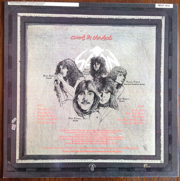 Satan : Court In The Act (LP, Album)