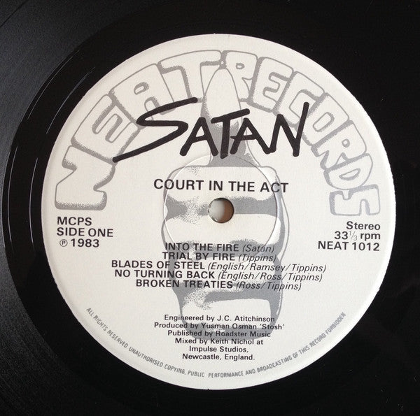 Satan : Court In The Act (LP, Album)
