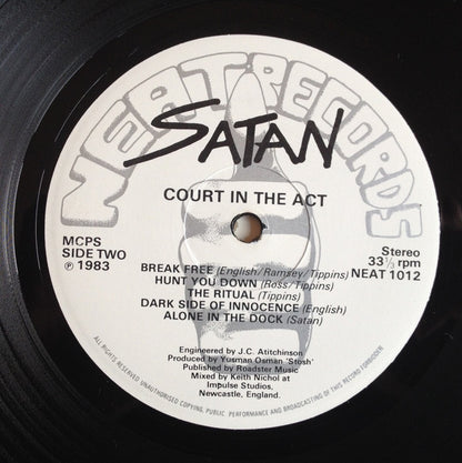 Satan : Court In The Act (LP, Album)