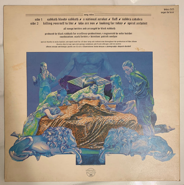 Black Sabbath : Sabbath Bloody Sabbath (LP, Album, Gat)