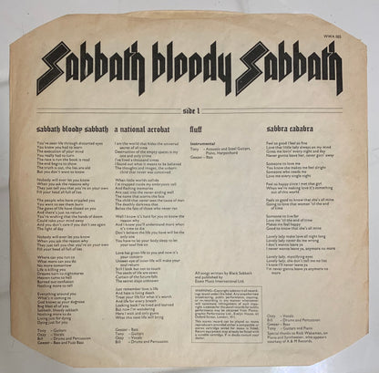 Black Sabbath : Sabbath Bloody Sabbath (LP, Album, Gat)