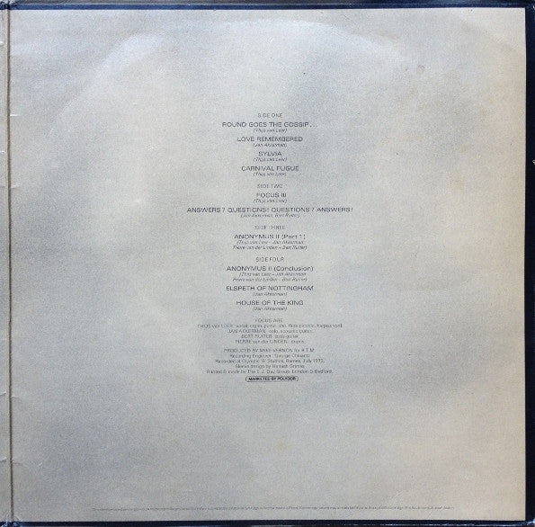 Focus (2) : Focus 3 (2xLP, Album)