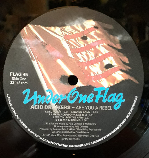Acid Drinkers : Are You A Rebel? (LP, Album)