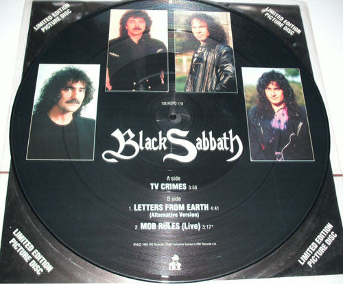 Black Sabbath : TV Crimes (12", Maxi, Ltd, Pic)