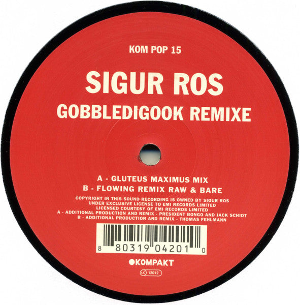 Sigur Rós : Gobbledigook Remixe (12")