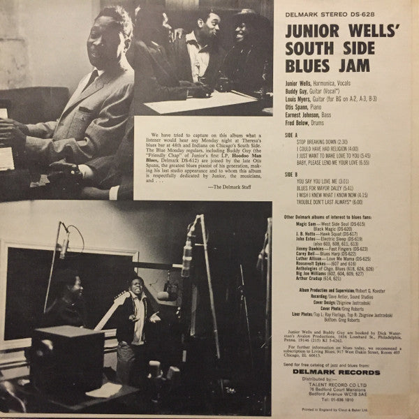 Junior Wells : Southside Blues Jam (LP, Album, RE)