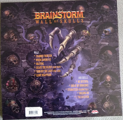 Brainstorm (12) : Wall Of Skulls (LP, Album, Ltd, Red)