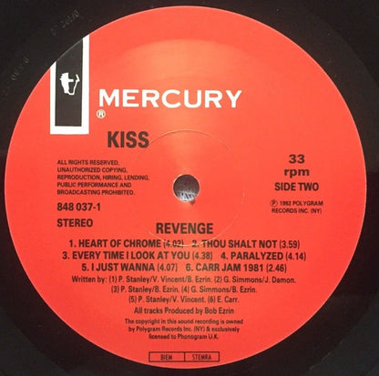 Kiss : Revenge (LP, Album)