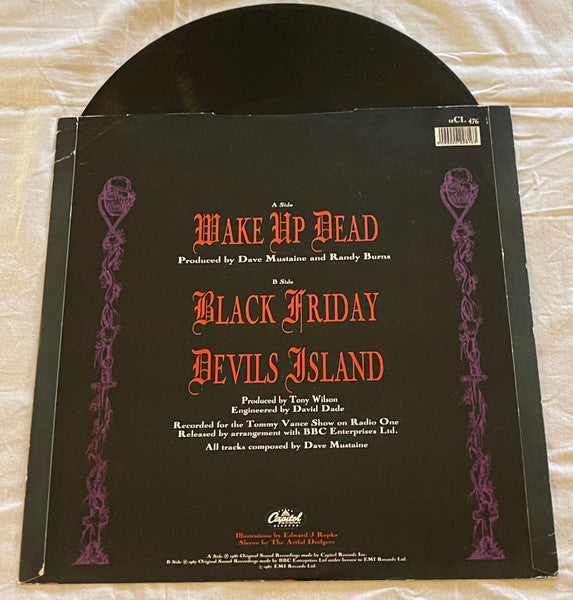 Megadeth : Wake Up Dead (12", Single)