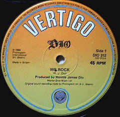 Dio (2) : We Rock (12", Single)