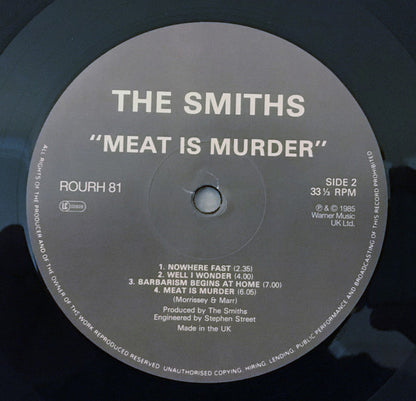 The Smiths : Meat Is Murder (LP, Album, RE, 180)