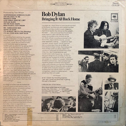 Bob Dylan : Bringing It All Back Home (LP, Album)